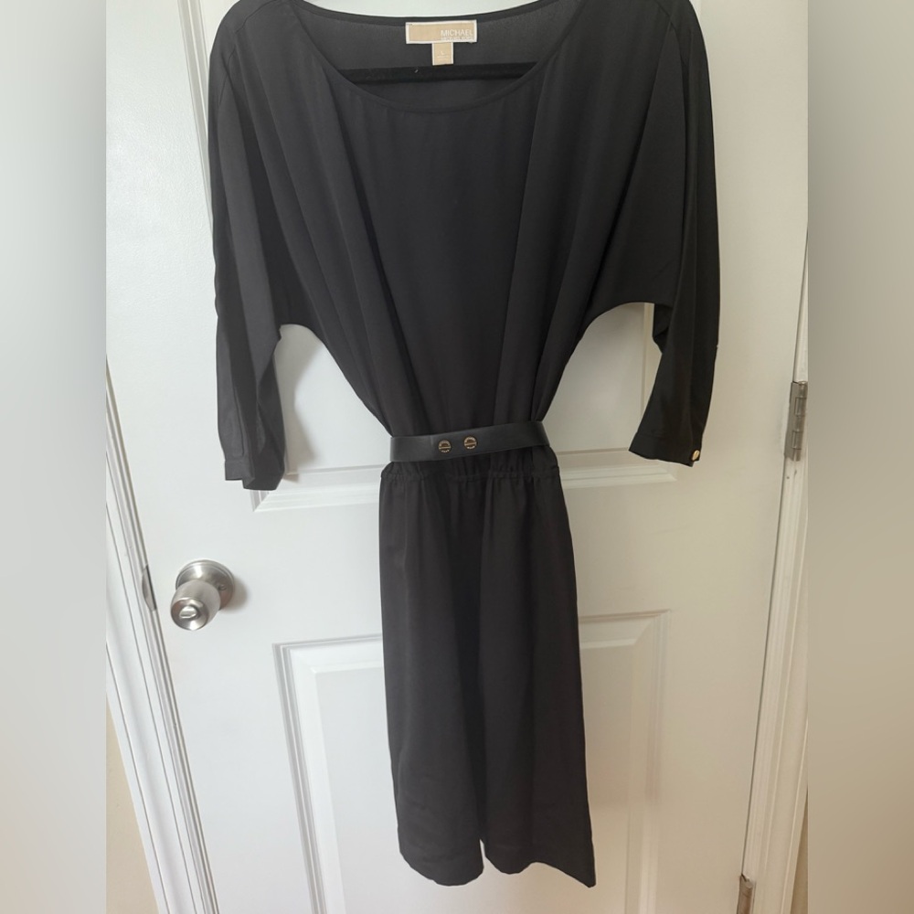 Michael Kors Black Long Sleeve Dress